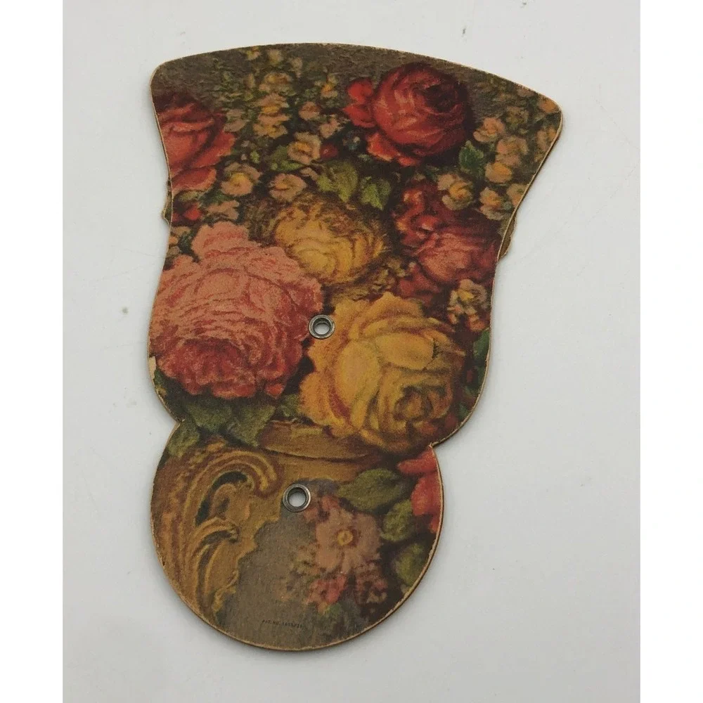 VINTAGE Colvin Service Princeton, IN FAN advertising Bouquet roses 1950's USA